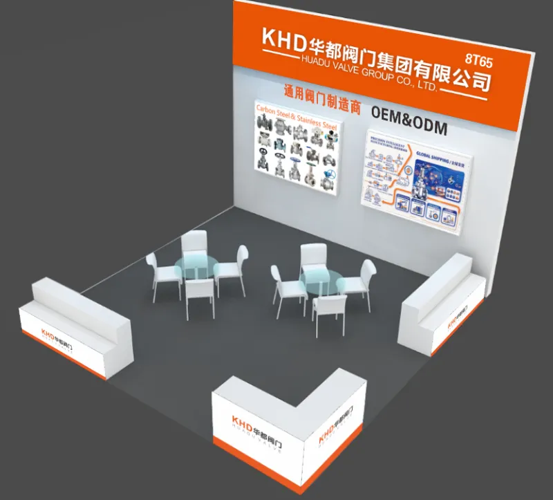 Ble i Gwrdd â Grŵp Falf Huadu (KHD) ym mis Hydref 2026? Ffair Falf Int'l Zhejiang, Booth 8T65