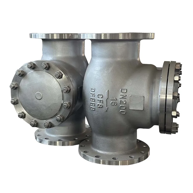 Falf Gwirio Flanged Dur Di-staen