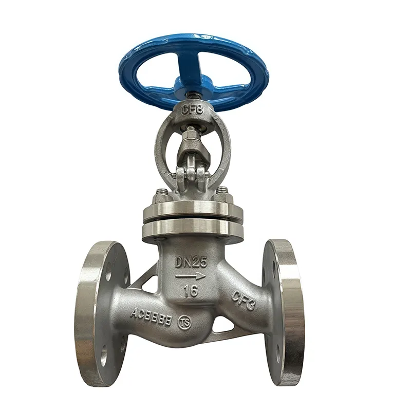 Falf Globe Dur Di-staen Flanged Diwedd